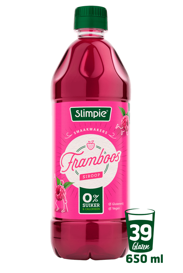 Slimpie Limonadesiroop framboos