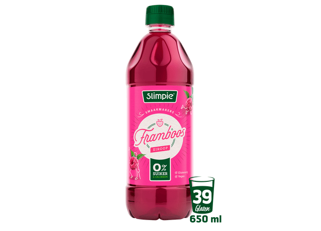 Slimpie Limonadesiroop framboos