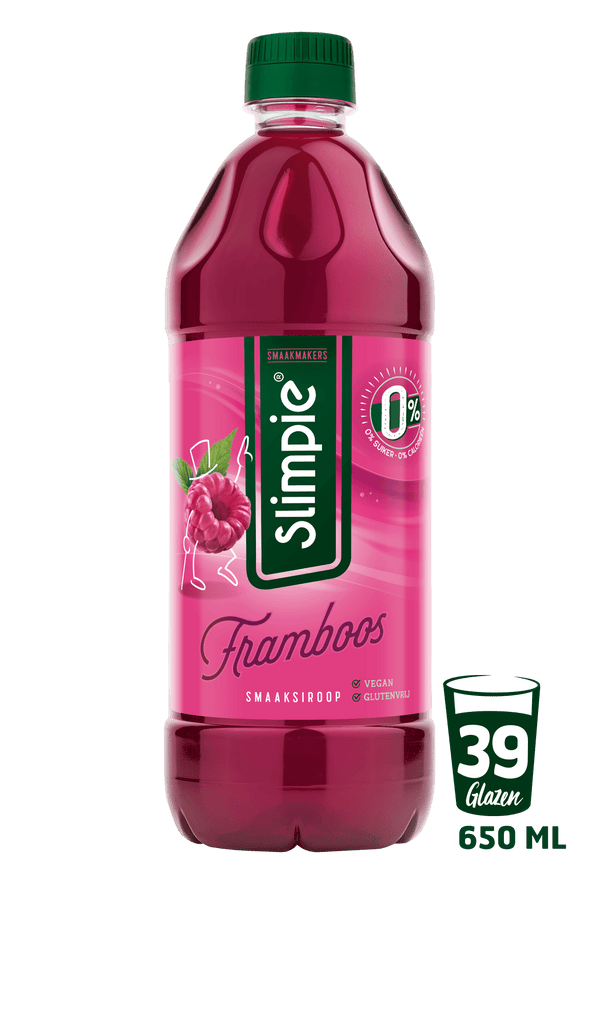 Slimpie Limonadesiroop framboos