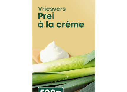 Prei a la crème deelblokjes