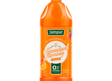 Slimpie Limonadesiroop sinaasappel framboos