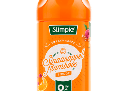 Slimpie Limonadesiroop sinaasappel framboos