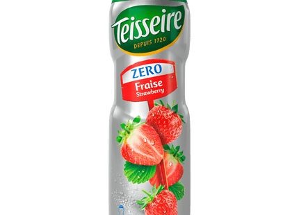 Teisseire Siroop aardbei zero