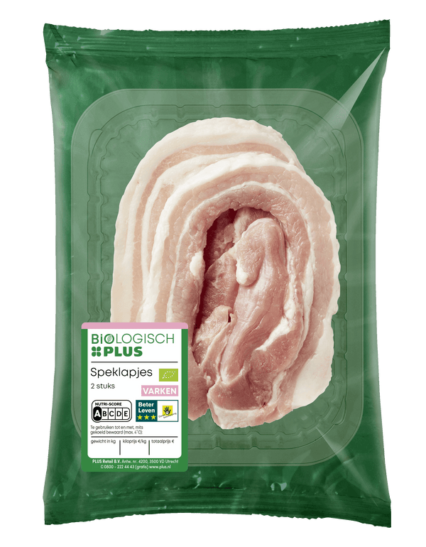 Bio-Bauchfleischscheiben 2 Stück