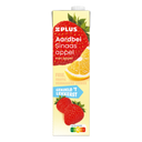 Chilled orange-strawberry juice