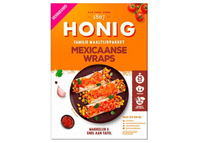 Honig Maaltijdpakket mexicaanse Wraps