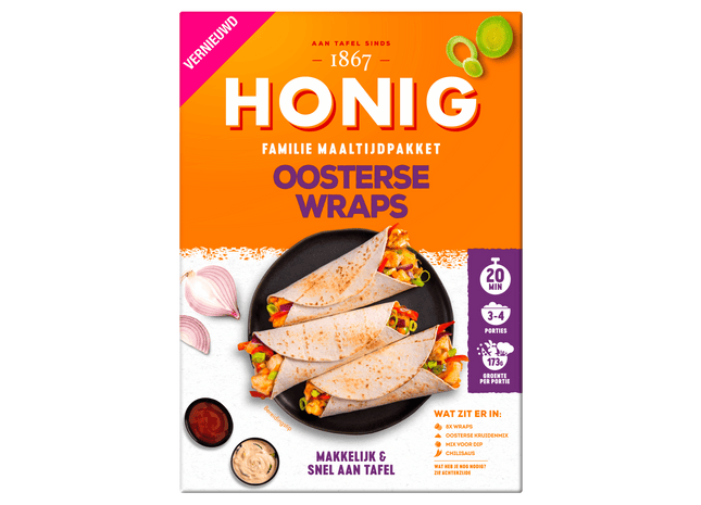 Honig Maaltijdpakket Oosterse Wraps