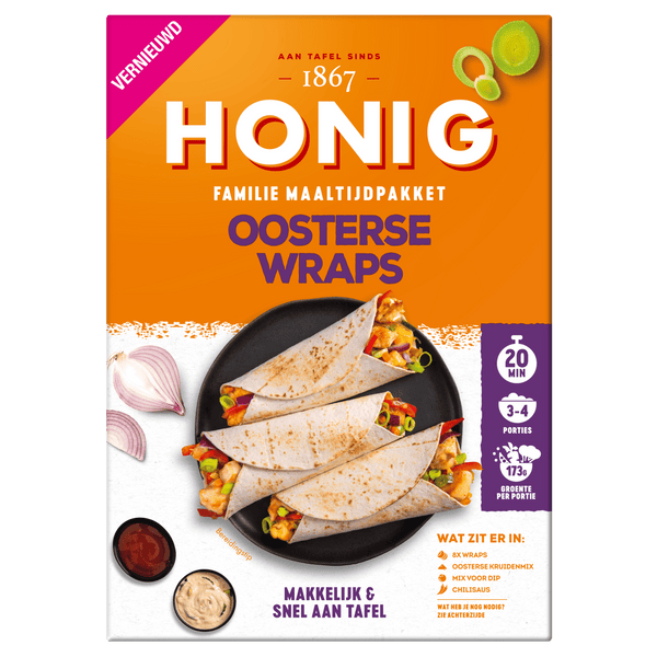 Honig Meal Kit Oriental Wraps