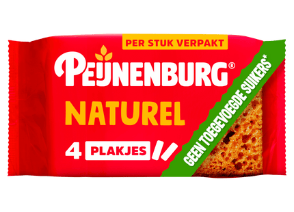 Peijnenburg Naturel zonder toegev. suiker 4-pack
