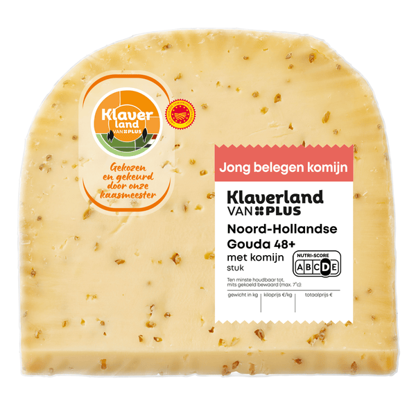 Klaverland Junger mittelalter Käse mit Kümmel 48+ Stück