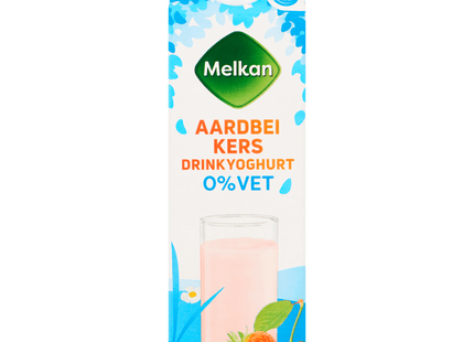 Melkan Drink 0% fat strawberry-cherry