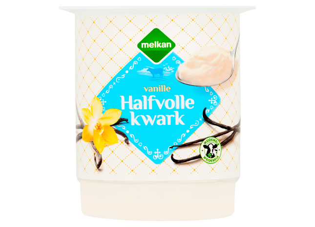 Melkan Halfvolle kwark vanille