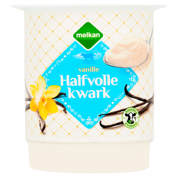 Melkan Semi-skimmed vanilla curd cheese