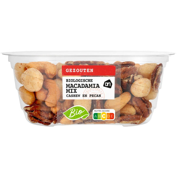 Biologisch Macadamiamix gezouten