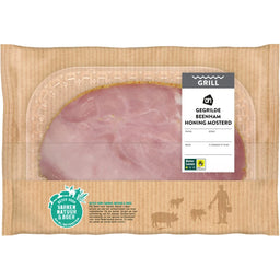 Gegrilde beenham honing mosterd