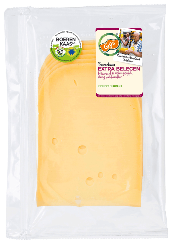 GIJS Farmhouse Cheese Extra Mature 48+ Slices