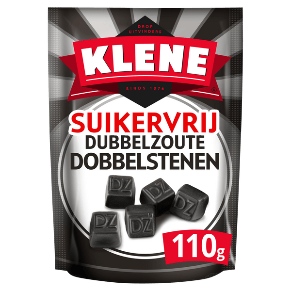 Klene Suikervrij Dubbelzoute dobbelstenen