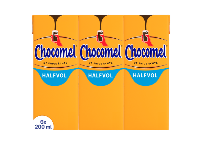 Chocomel Halfvol mini 6-pack