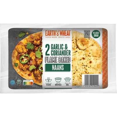 Naan bread and pappadum