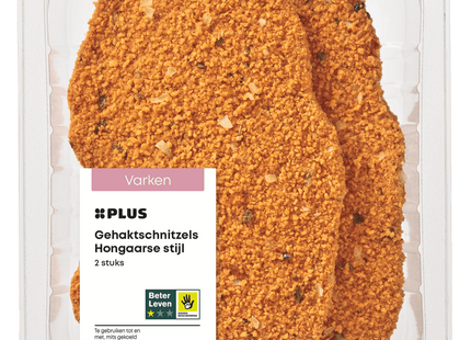 Gehaktschnitzels Hongaarse stijl 2st