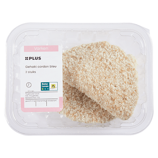 Gehakt cordon bleu 2 stuks