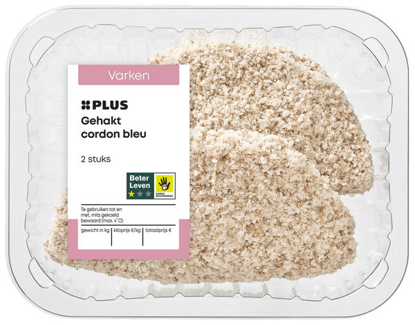 Gehakt cordon bleu 2 stuks
