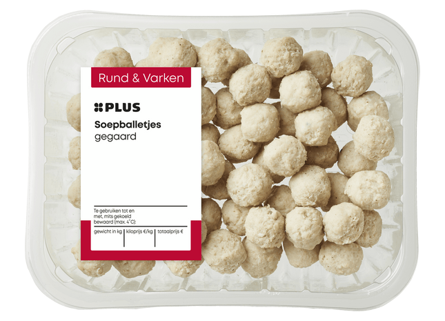 Gegaarde soepballetjes