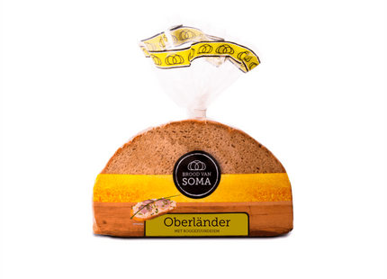 Brood van Soma Oberlander tarwe roggebrood