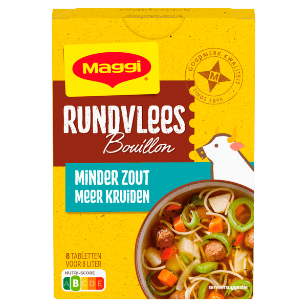 Maggi Bouillon rund weniger Salz 8 Würfel