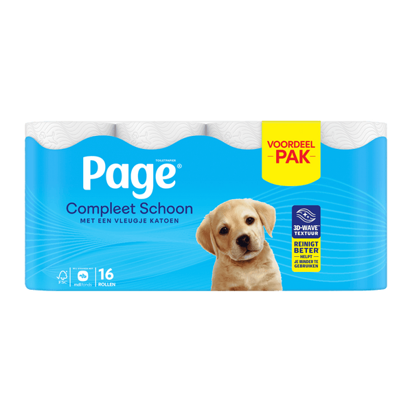 Page Complete Clean toilet paper