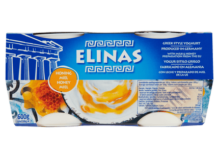 Elinas Griekse stijl yoghurt honing 4-pack  Dutchshopper