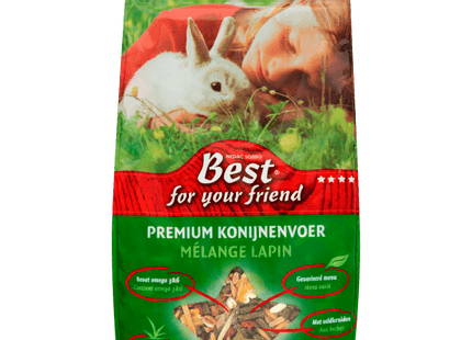Best For Your Friend Rabbit Food Premium