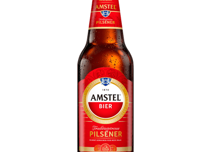 Amstel Pilsener beer bottle