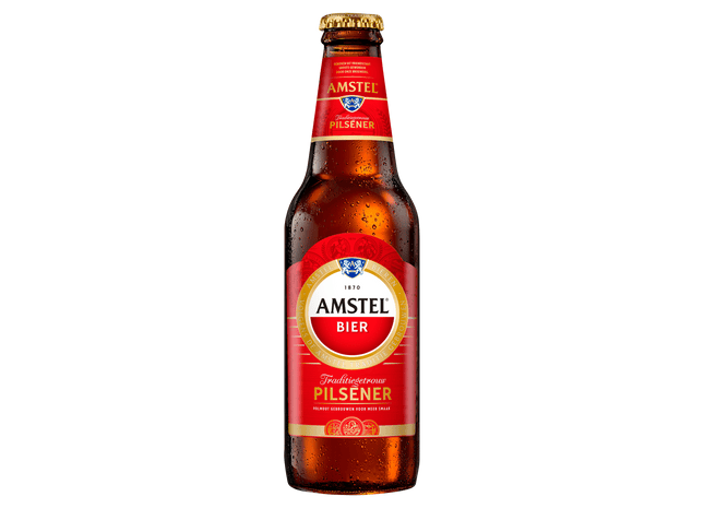 Amstel Pilsener bier fles