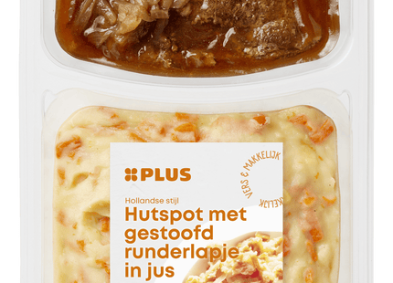 Hutspot met zacht gegaard runderlapje  Dutchshopper