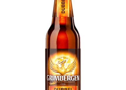 Grimbergen Double abbey beer bottle