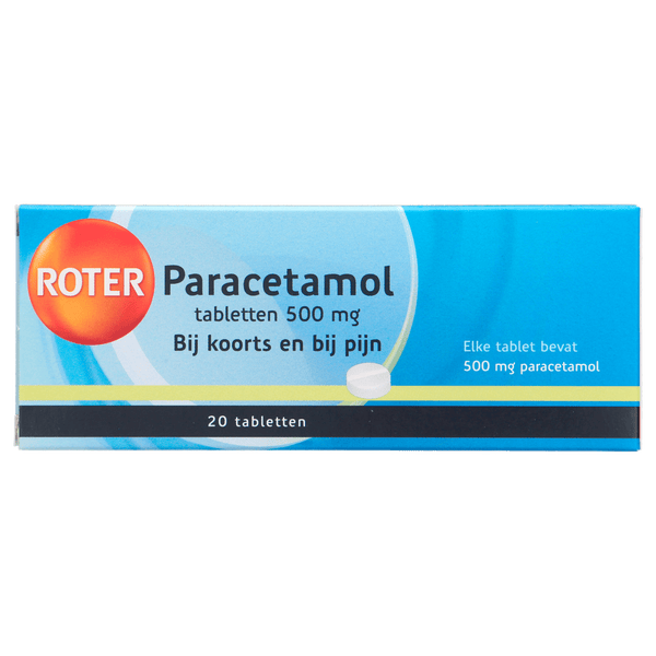 Red Paracetamol 500mg tablets