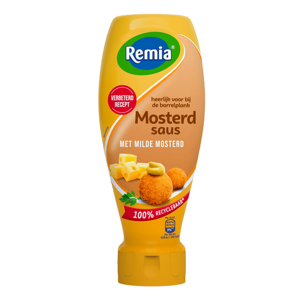 Remia Mustard Sauce Topdown