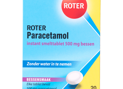 Roter Paracetamol 500mg smelt tabletten
