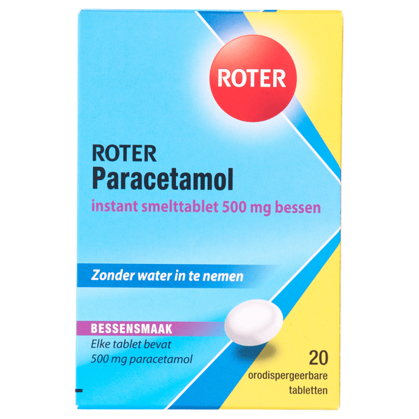 Roter Paracetamol 500mg melt tablets