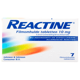 Reactine Hooikoorts & allergenen 10mg tablet