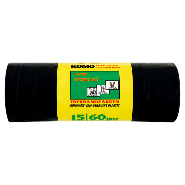 Komo Müllbeutel mit Zugband 60 Liter