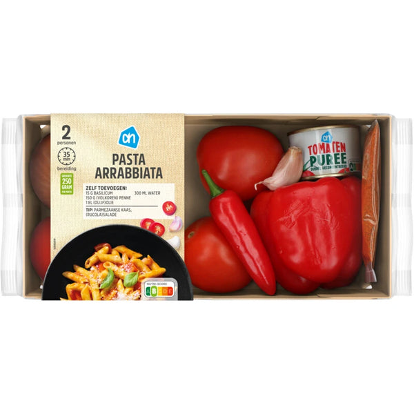 Pasta arrabbiata verspakket 2-persoons