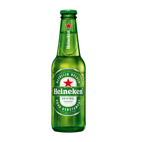 Heineken Premium pale lager beer bottle