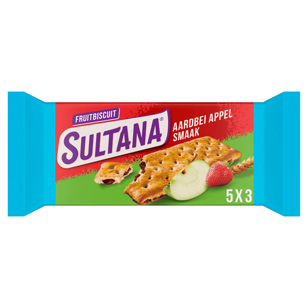 Sultana Fruchtkeks 30 % Fruchtfüllung Erdbeere-Apfel