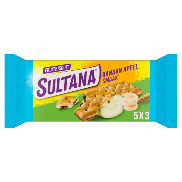 Sultana Fruchtkeks 30% mG Banane-Apfel