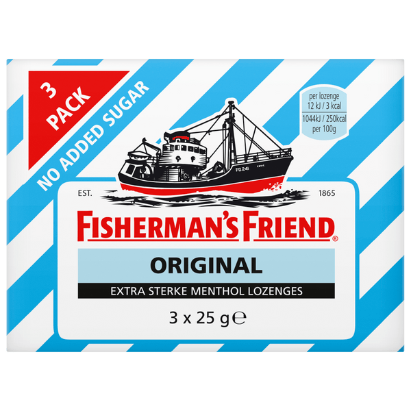 Fisherman’s Friend Original Extra Stark zuckerfrei 3er-Pack