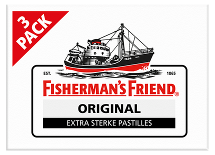 Fisherman's Friends Original Extra Sterk 3 pack