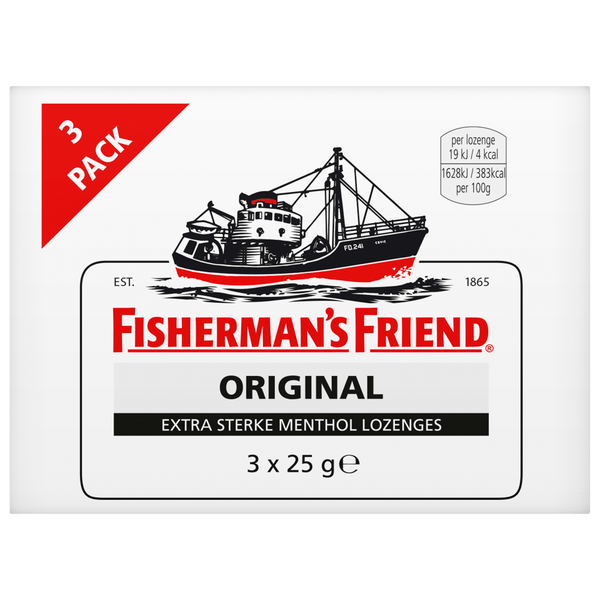 Fisherman's Friends Original Extra Stark 3er-Pack