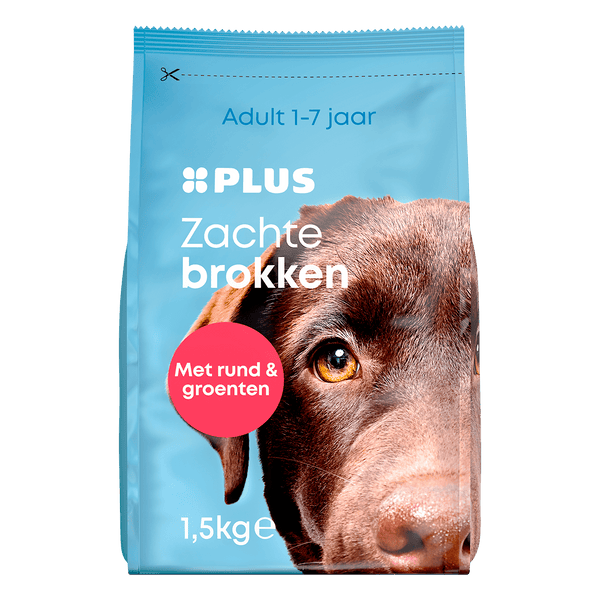 Soft dog kibbles adult